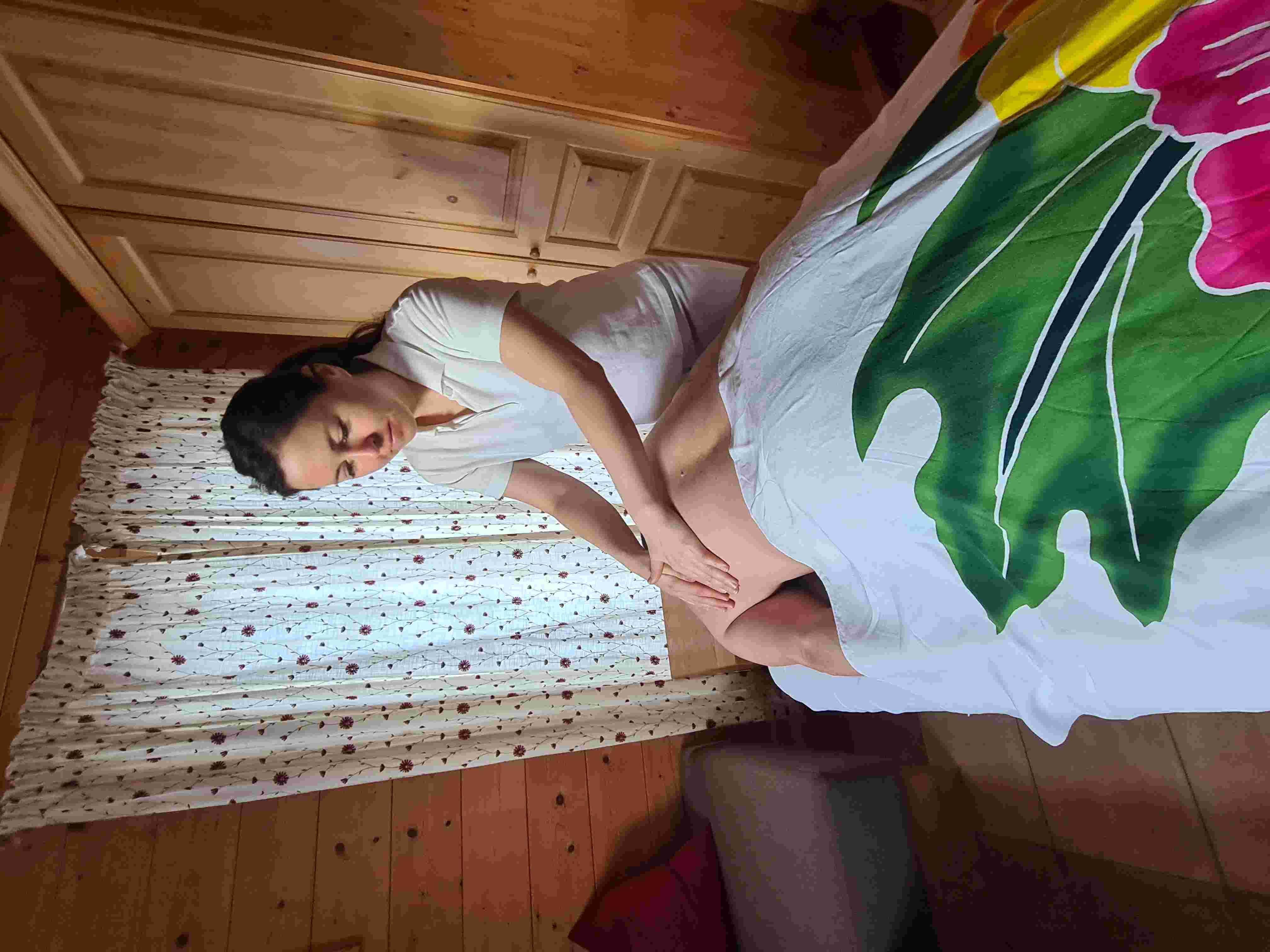 Massage auf der Almhütte